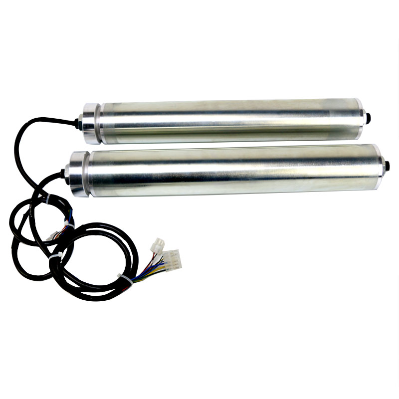 Straight 76/82 non-standard DC electric roller, built-in motor, customized stainless steel conveyor belt, synchronous wheel, galvanized power double row sprocket, rubber coated