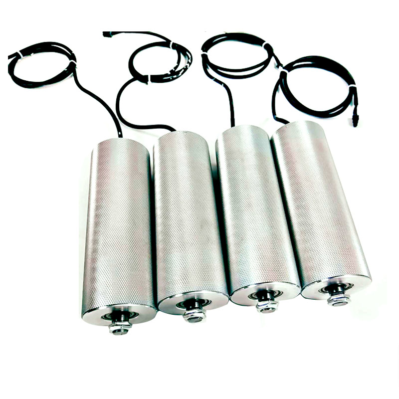 Electric roller built-in motor AC 220V 380V DC 24V 48V stainless steel roller power rubber coated roller