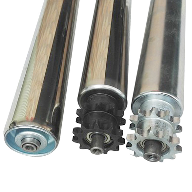 Small chain wheel Electric roller diameter 38/50/60/76 Synchronous belt Multi wedge belt O-ring chain wheel Galvanized power roller